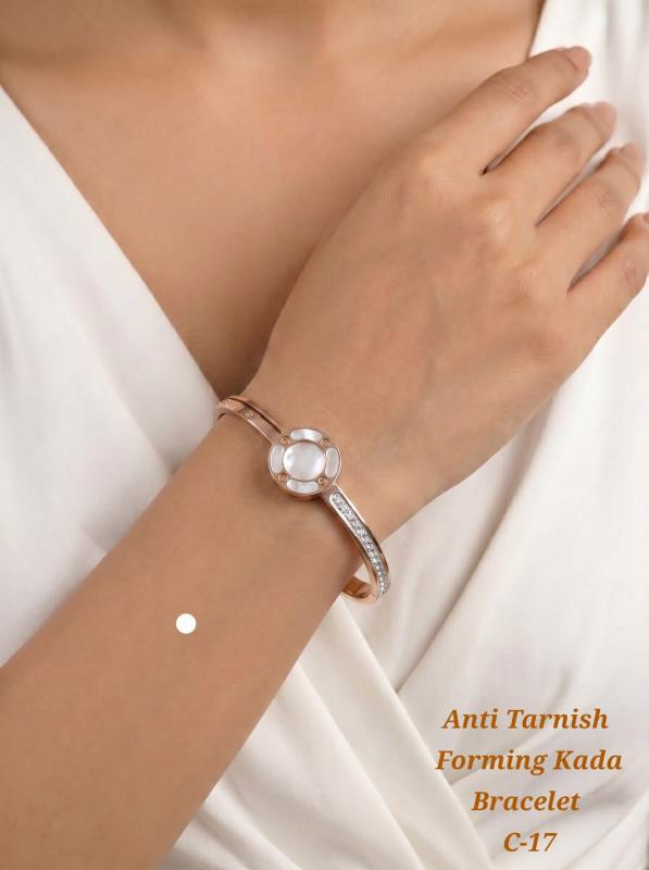 Anti tarnisha forming kada bracelet c 17 Bridal jewellery suppliers in Gujarat